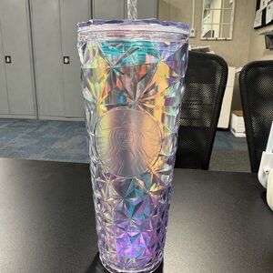 Starbucks Holographic Purple Tumbler